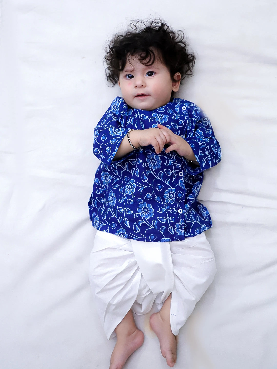 Bownbee Boys Pure Cotton Dhoti Kurta For Infants