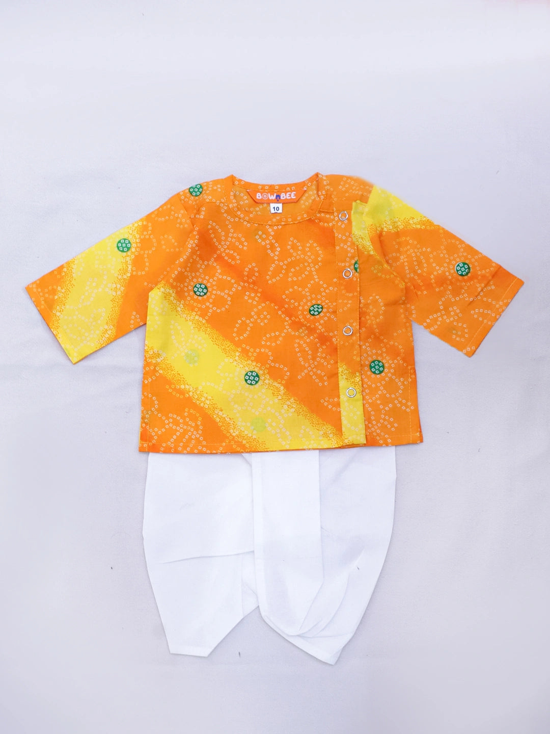 Bownbee Boys Pure Cotton Dhoti Kurta For Infants
