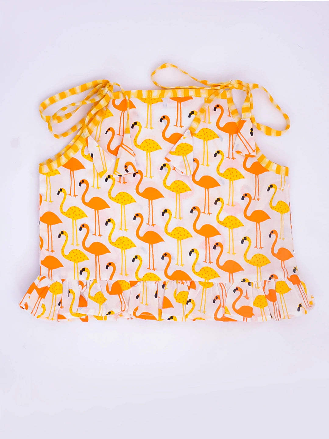 Bownbee Girls Cotton Clothing Set For Infants  - Printed - Yellow