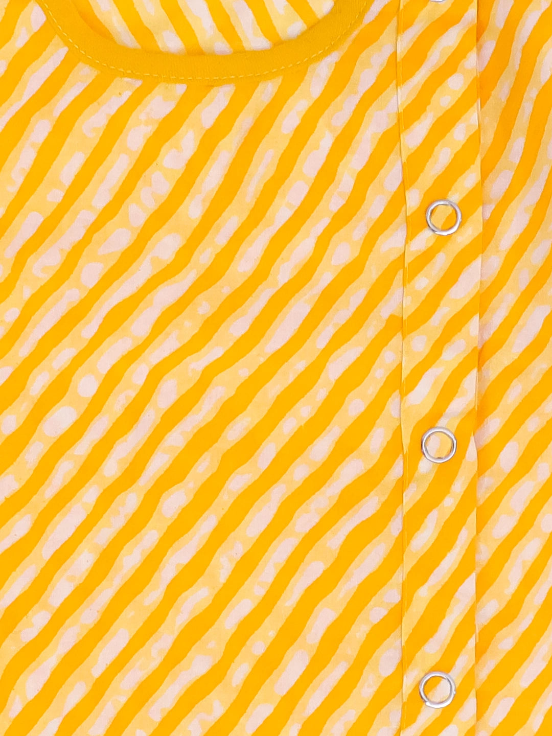 Bownbee Girls Cotton Clothing Set For Infants  - Printed - Yellow