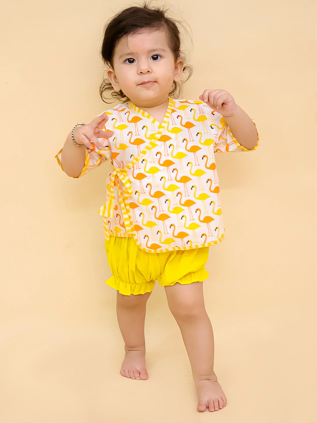 Bownbee Boys Cotton Clothing Set For Infants  - Printed - Green