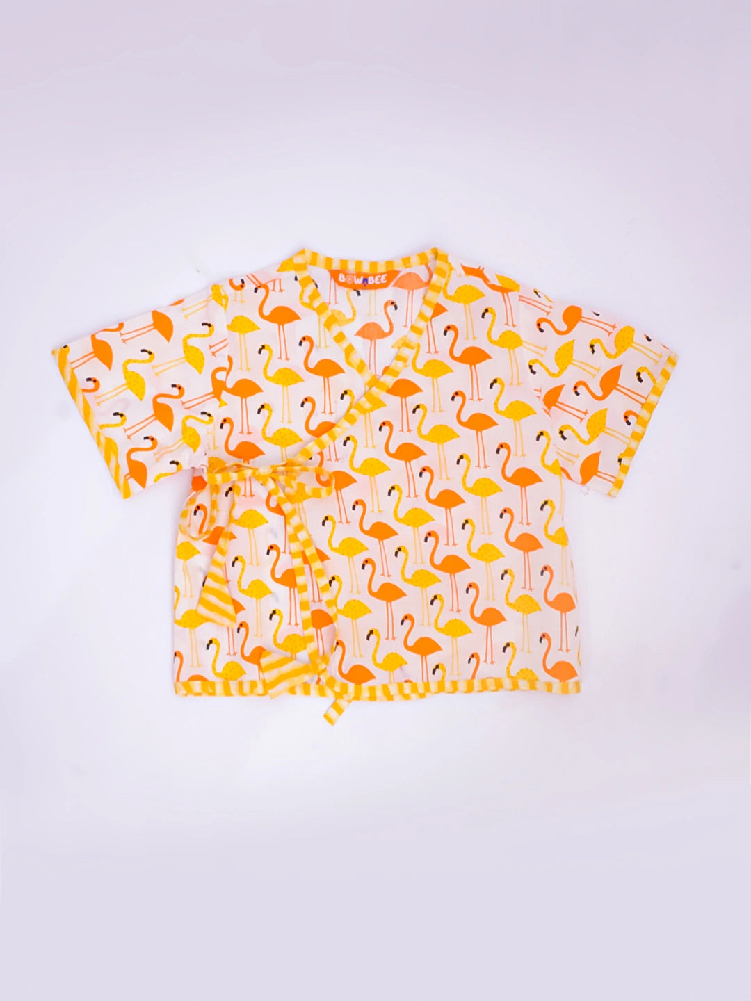 Bownbee Boys Cotton Clothing Set For Infants  - Printed - YELLOW
