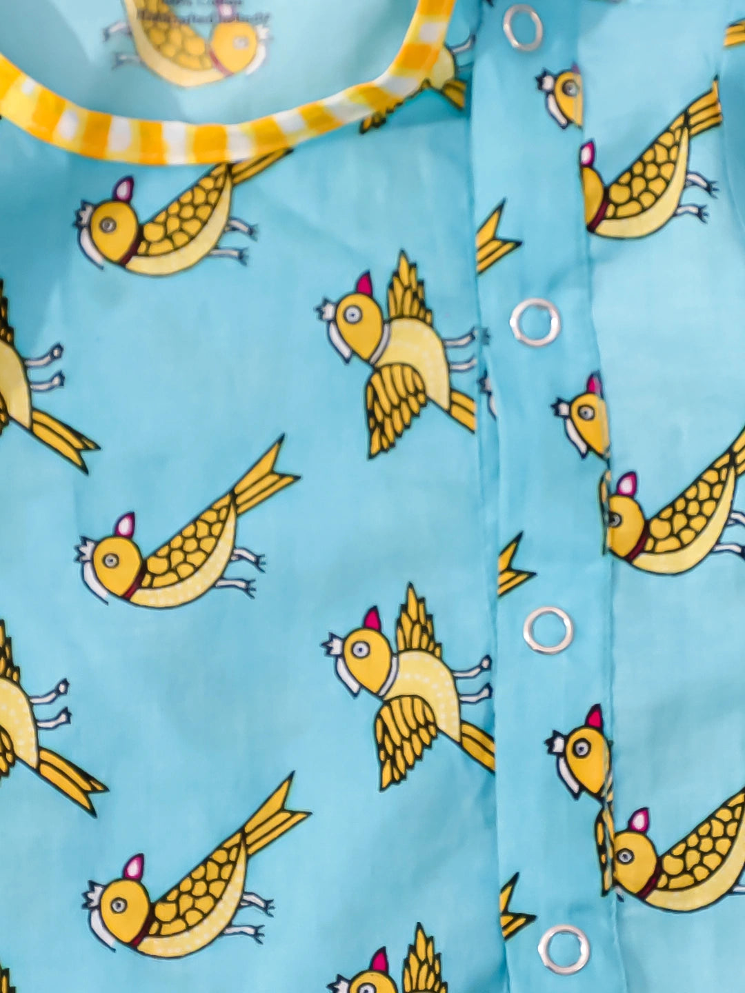 BownBee Full Sleeves Jhabla & Shorts Set For Infant Girls