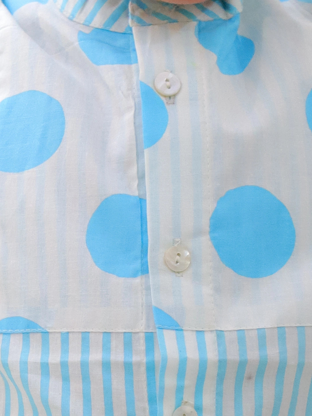 BownBee Summer Polka Dots Short Kurta & Top With Flared Pants Sibling Set