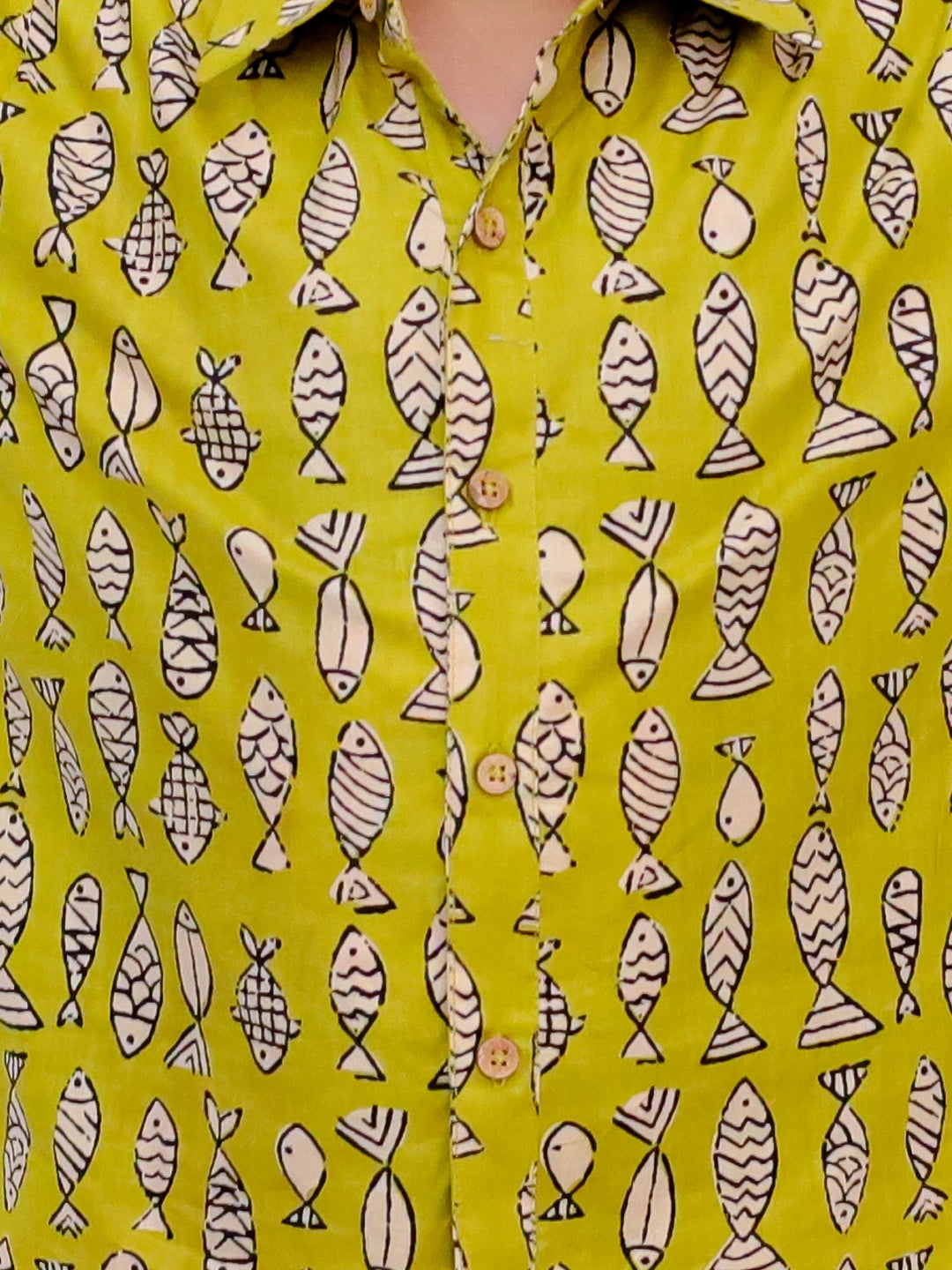 BownBee Ethnic Short Sleeve Pure Cotton Quirky Printed Shirt For Boys