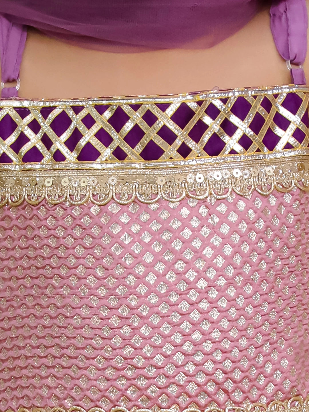BownBee Ethnic Sleeveless Anarkali Suit With Dupatta Set For Girls