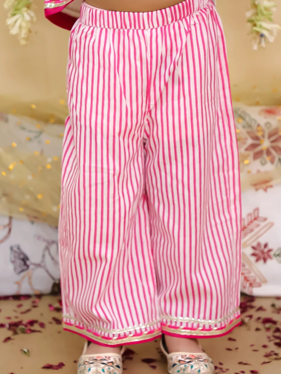 BownBee Pure Cotton Printed Suit Set for Girls | Kids Ethnic Wear – Yellow