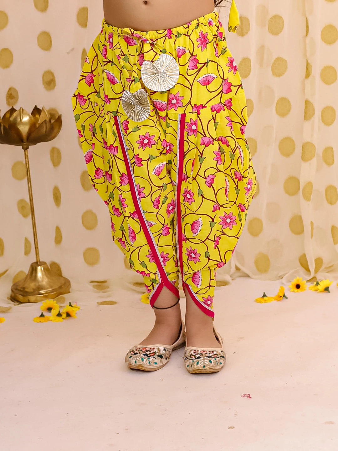 BownBee Pure Cotton Embroidered Ethnic suit set For Girls