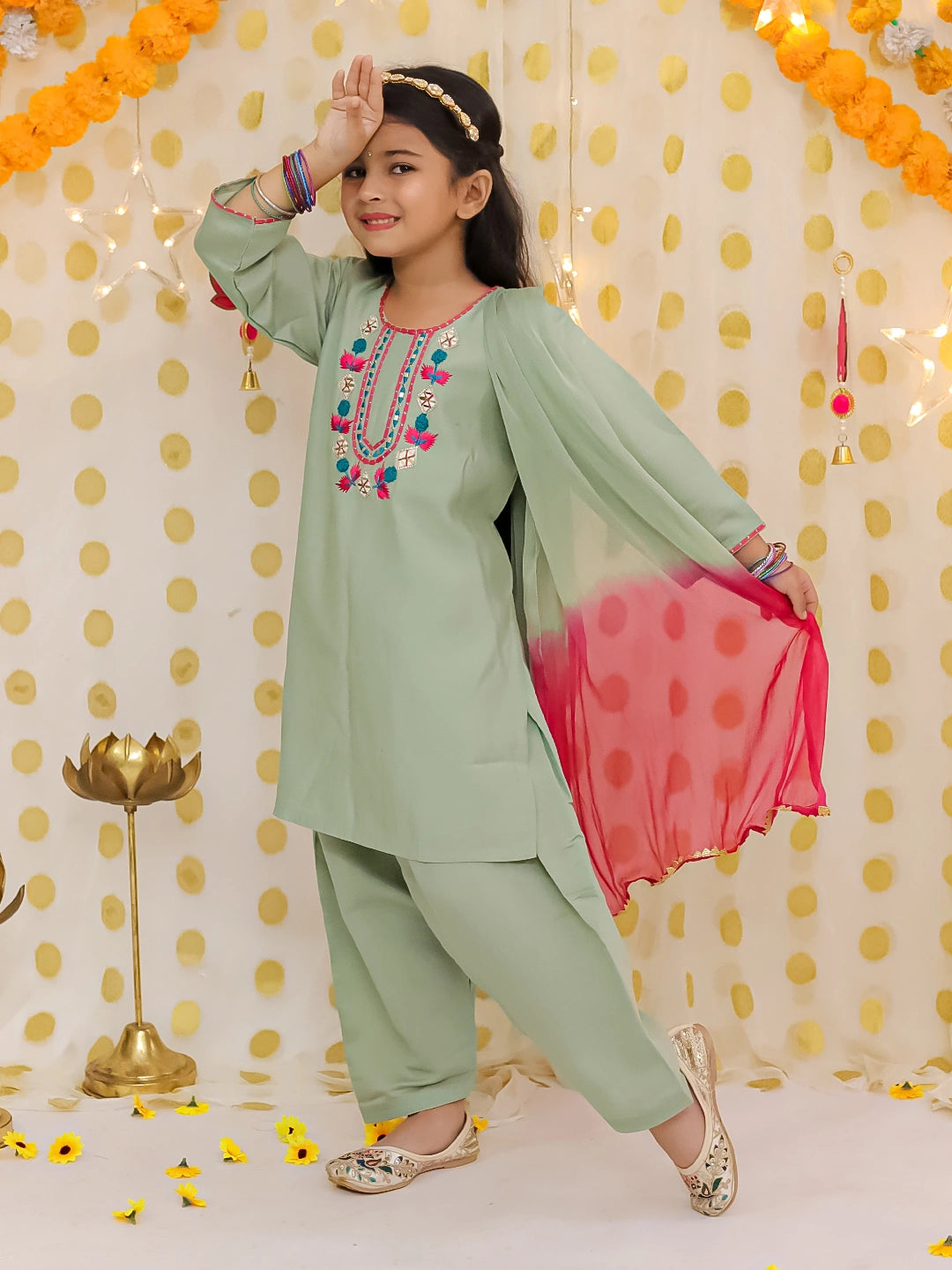 BownBee Festive Ethnic Suit & Dhoti Kurta Pajama With Jacket Sibling Set
