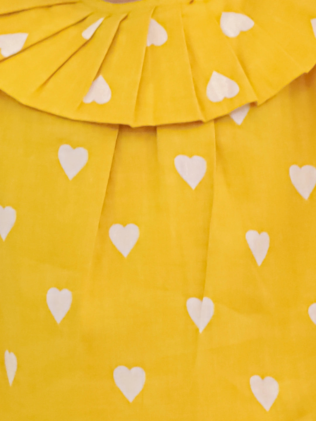 BownBee Pure Cotton Top With Harem Set For Girls- Yellow