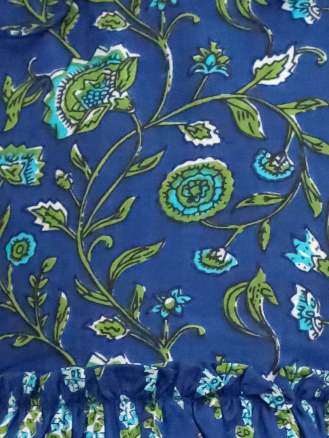 BownBee Pure Cotton Printed Tier Top And Shorts Set For Girls - Yellow