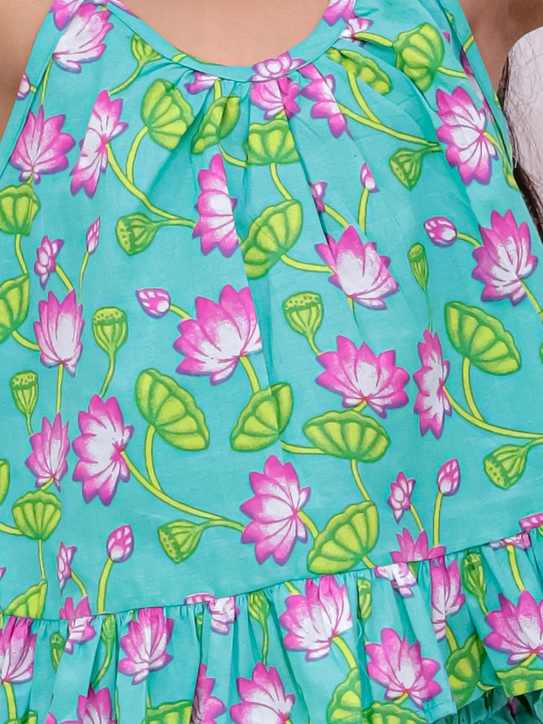 BownBee Pure Cotton Top With Palazzo Set For Girls