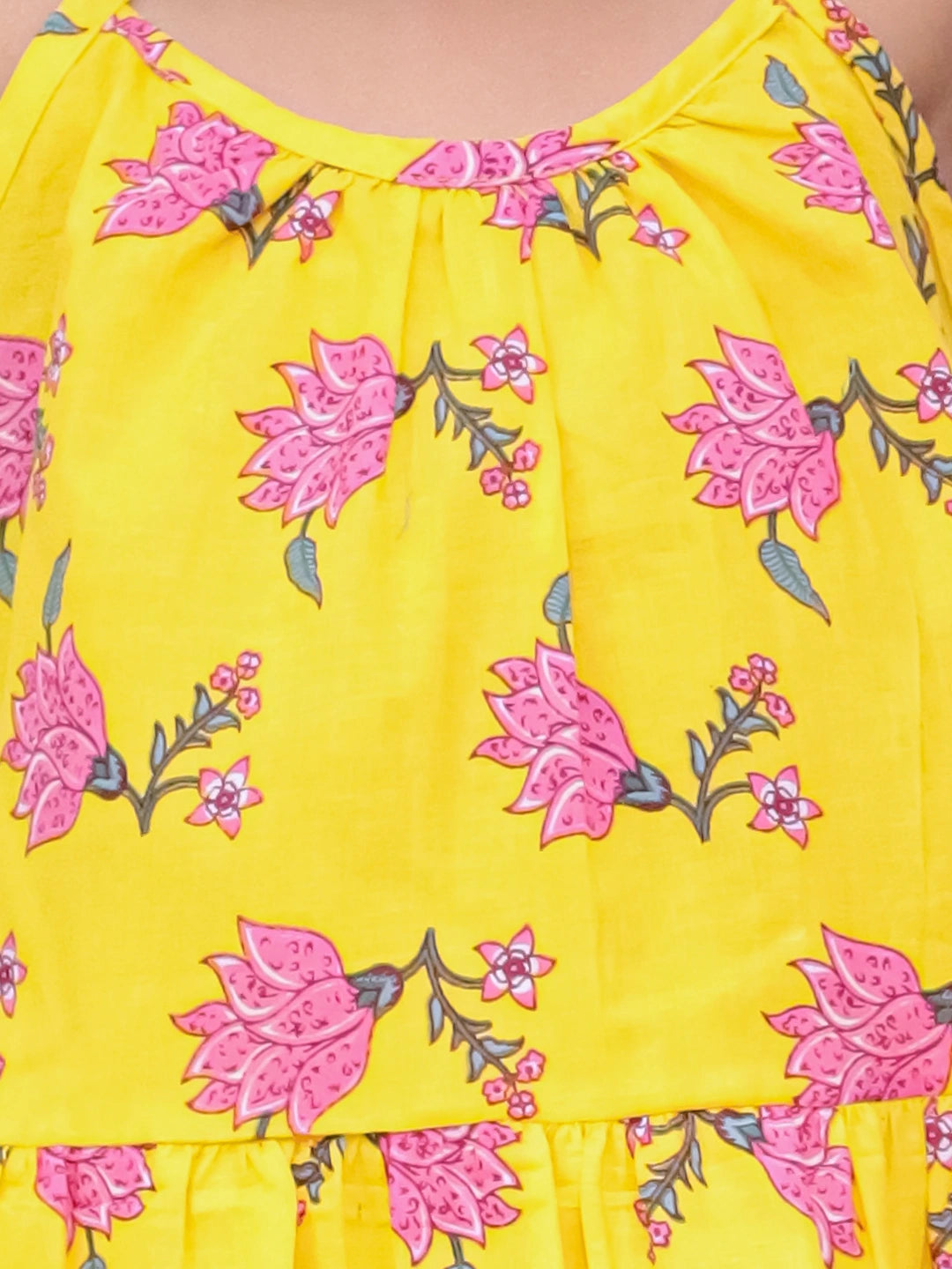 BownBee Pure Cotton Top With Palazzo Set For Girls