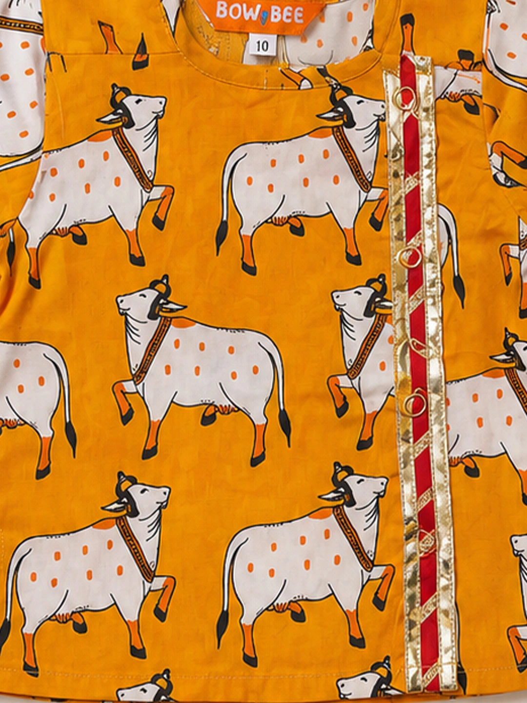 BownBee Full Sleeve Pure Cotton Kurta Dhoti for Boys