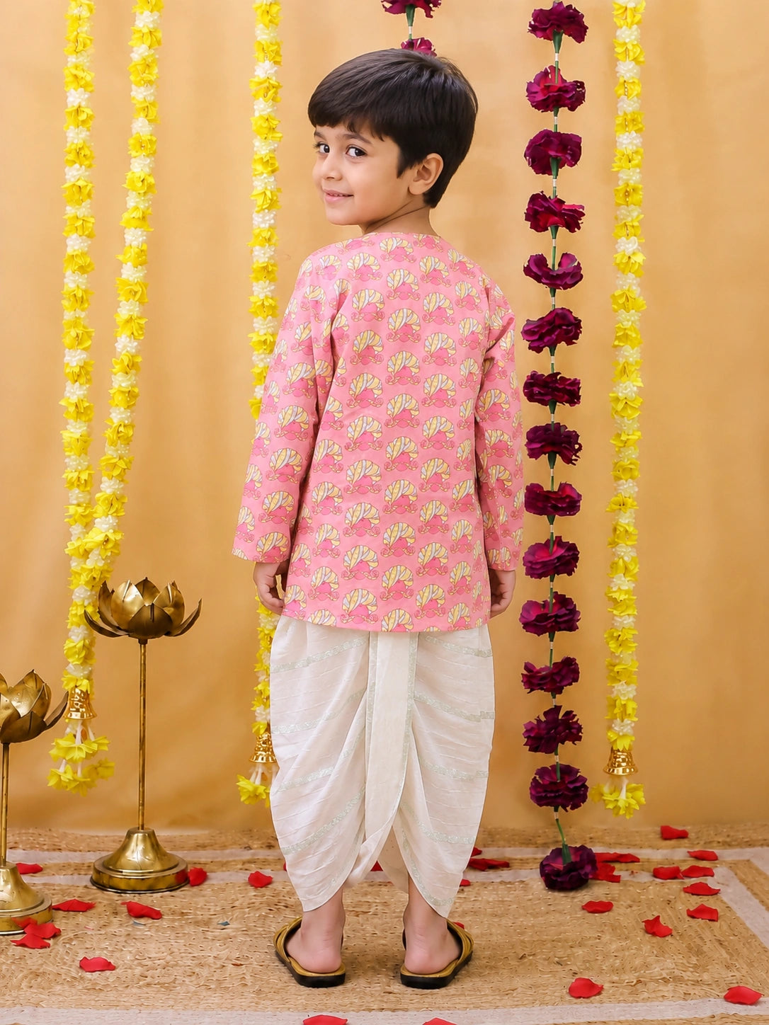 BownBee Fullsleeves Dhoti kurta Set For Boys