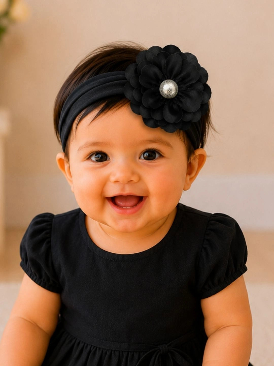 BownBee Flower Hairband For Girls