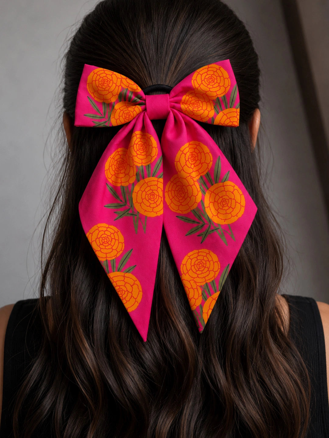 BownBee Bow Hair rubber band/Hair Tie For Girls