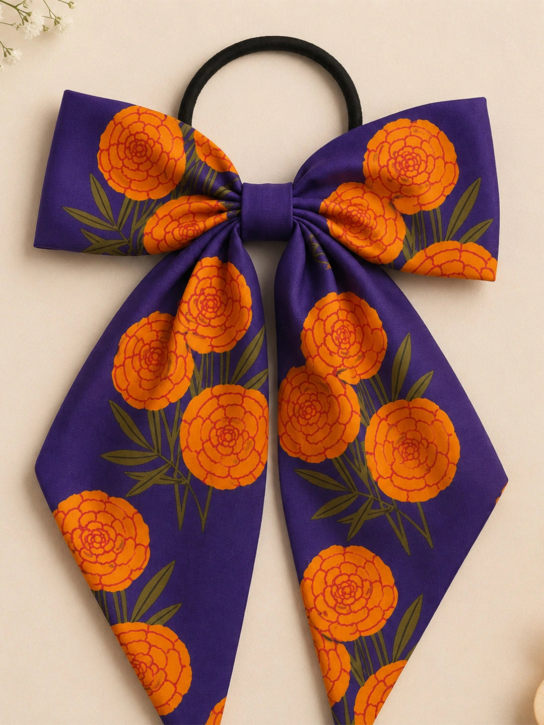 BownBee Bow Hair rubber band/Hair Tie For Girls