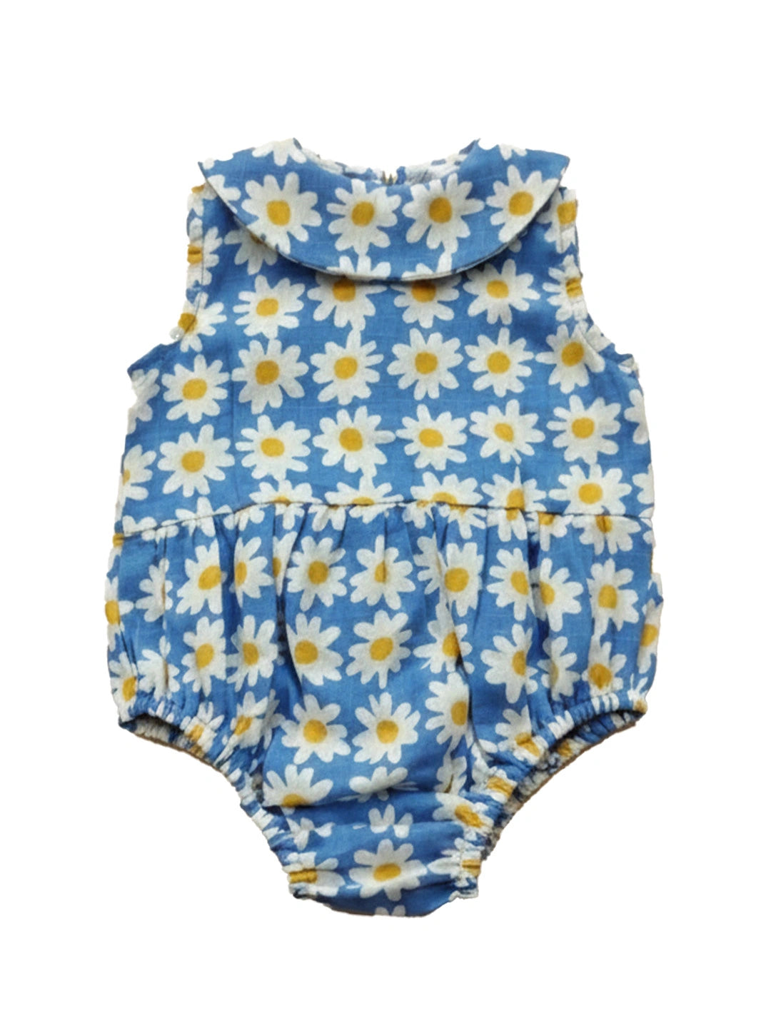 BownBee Pure Cotton Rompers With Hairband For Infants- Pink