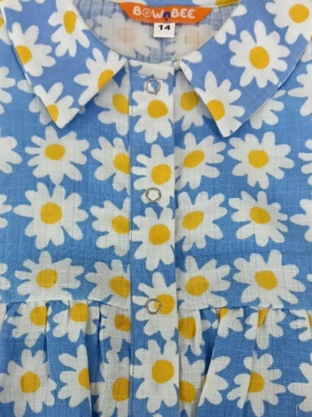 BownBee Pure Cotton Rompers With Hairband For Infants- Pink