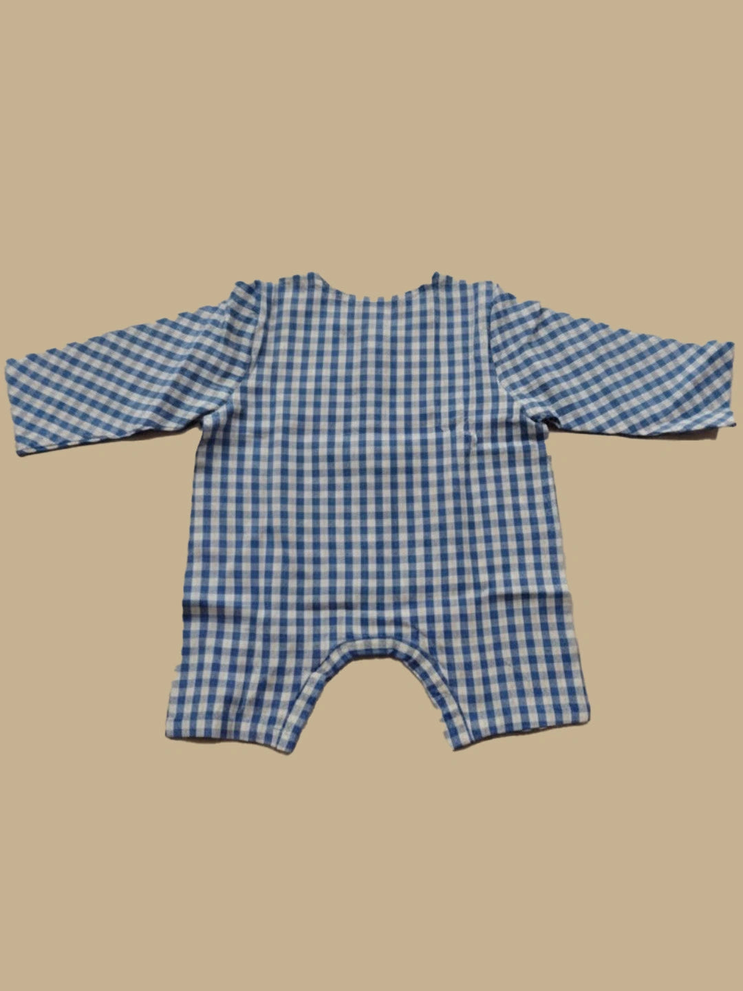 BownBee Pure Cotton Rompers For Infants- Blue