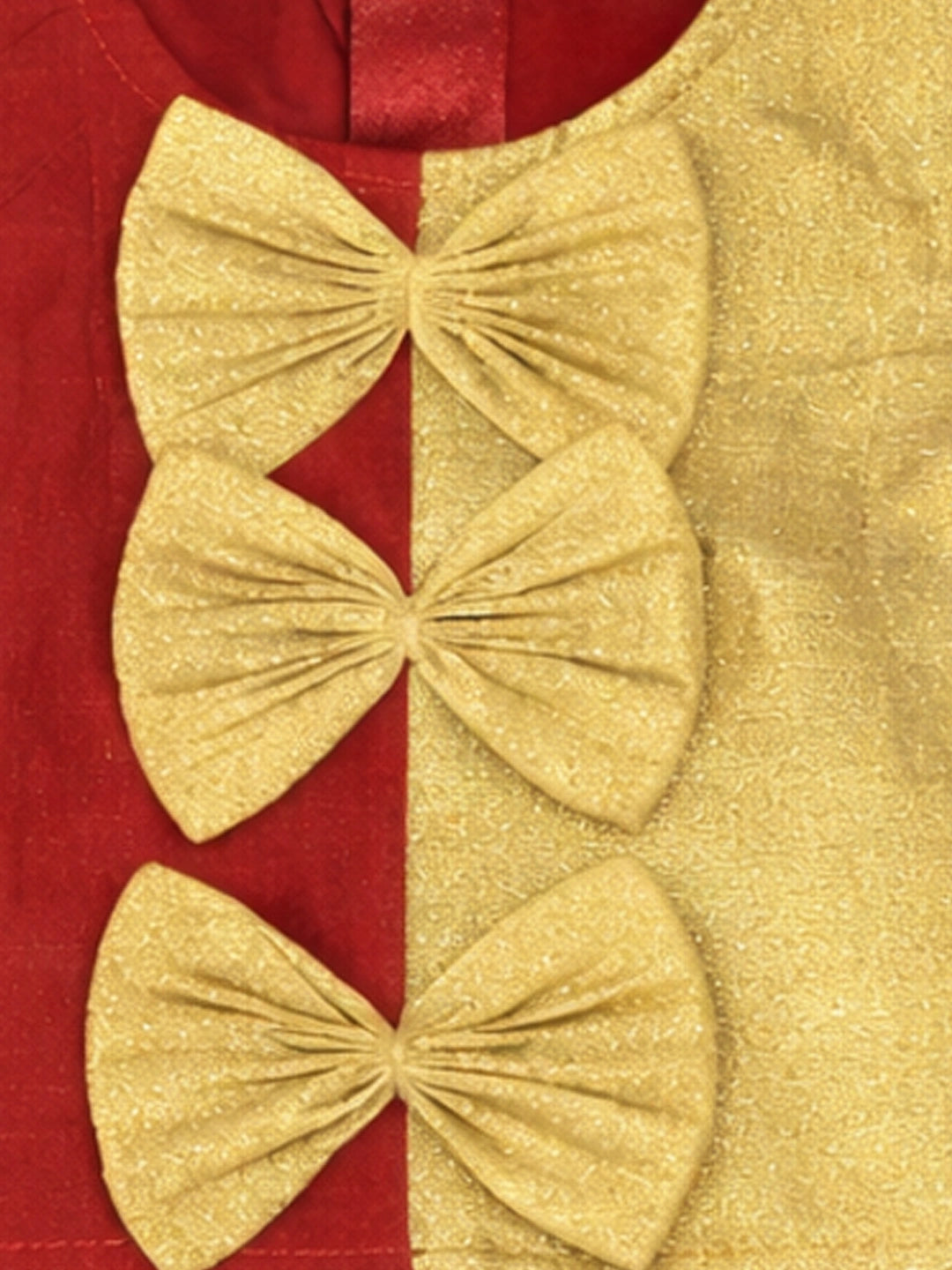 BownBee Sleeveless Chanderi Lehenga Choli With Hairband & Botties Set For Infant Girls- Green