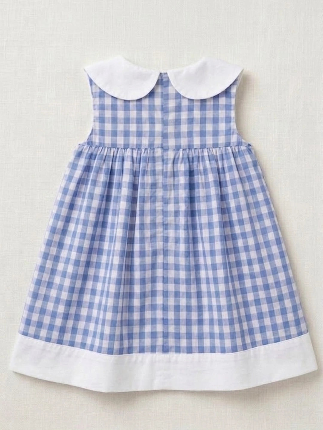 BownBee Peter Pan Collar Dress With Hairband For Infant Girls