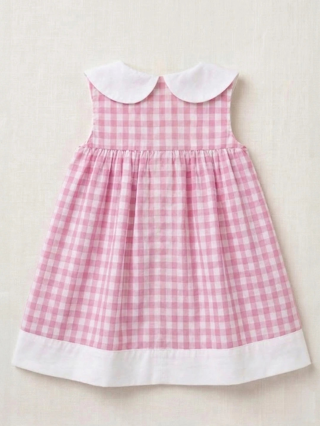 BownBee Peter Pan Collar Dress With Hairband For Infant Girls