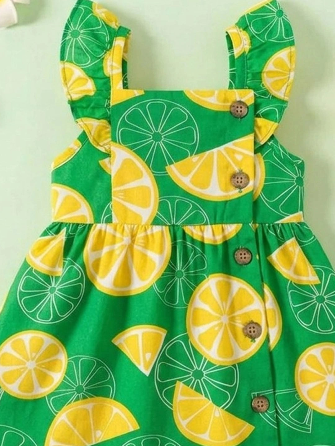 BownBee Summer Printed Dress & Shirt With Shorts Sibling Set