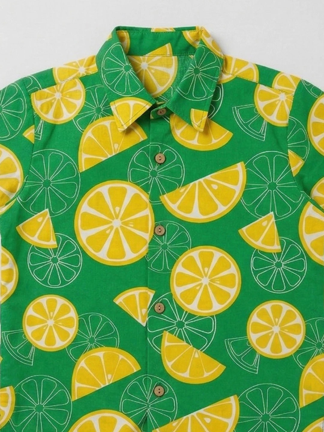 BownBee Summer Printed Short Sleeves Shirts And Shorts Set For Infant Boy