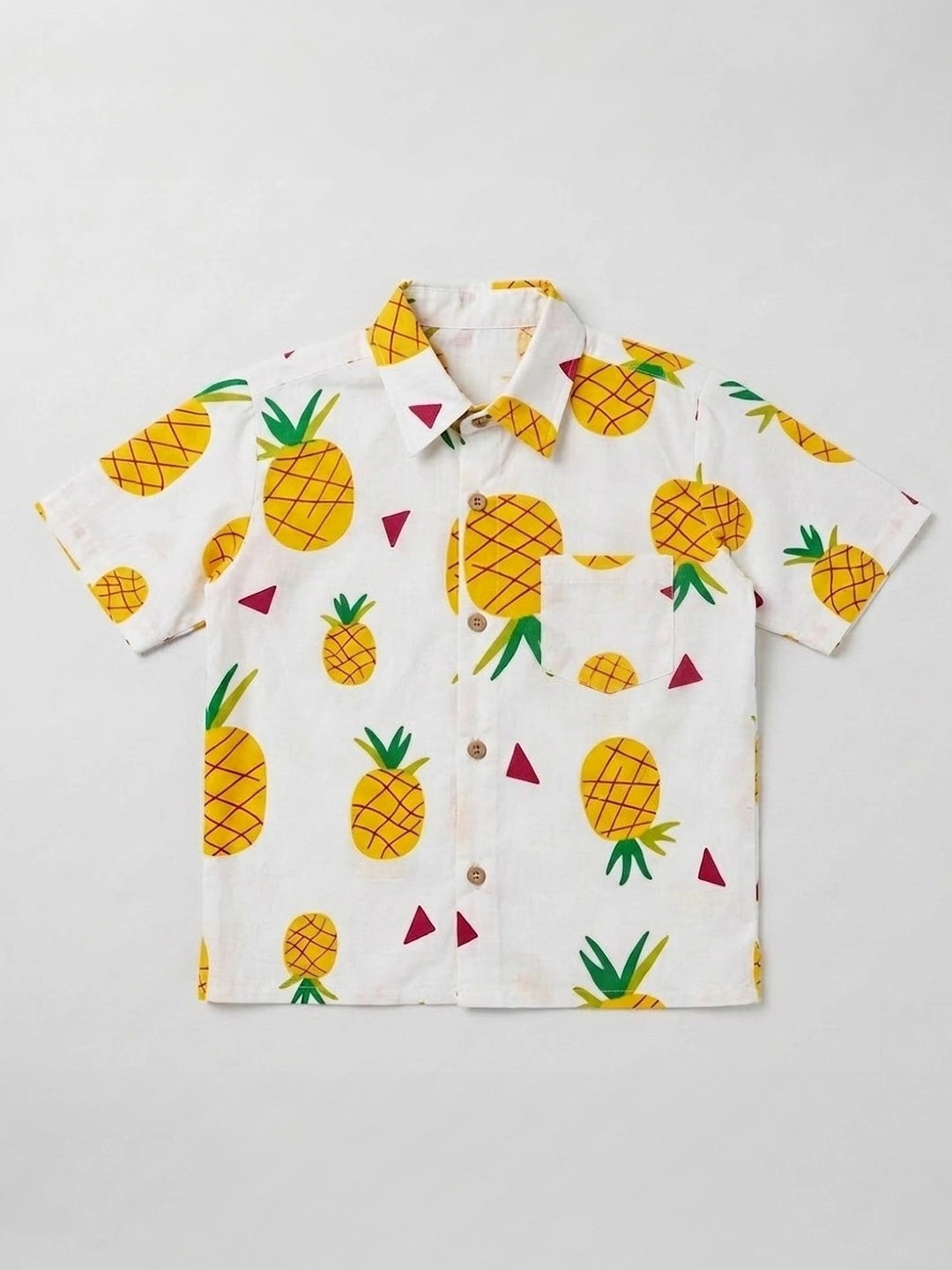 BownBee Summer Printed Short Sleeves Shirts And Shorts Set For Infant Boy