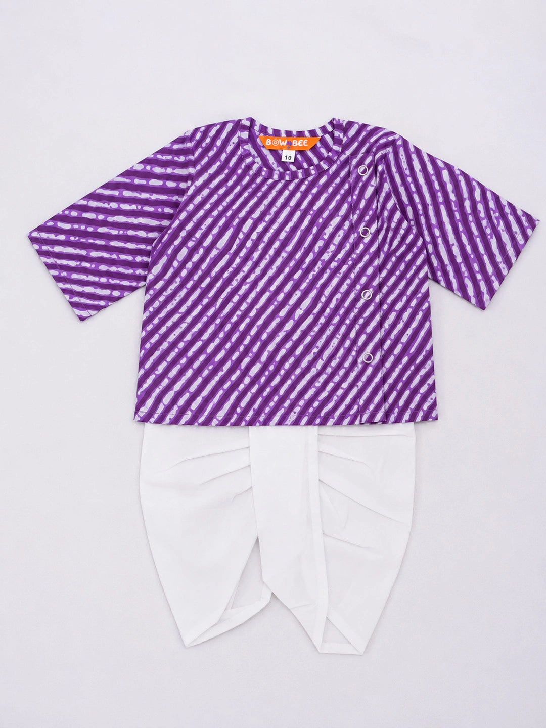 BownBee Full Sleeve Pure Cotton Kurta Dhoti