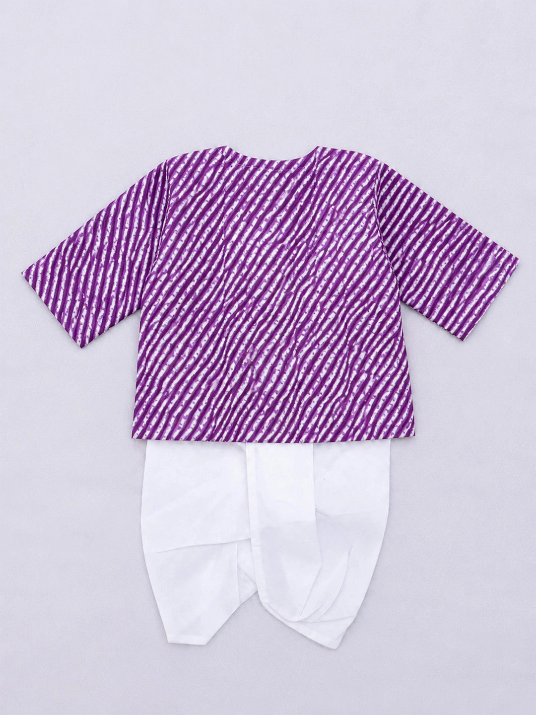 BownBee Full Sleeve Pure Cotton Kurta Dhoti