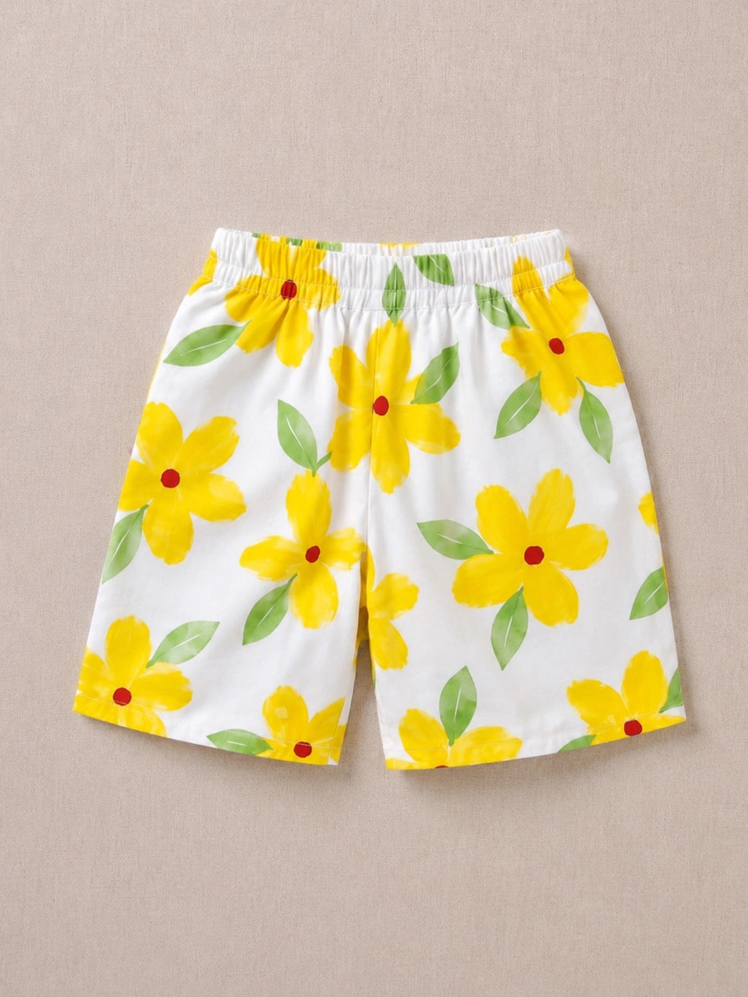 BownBee Summer Printed Short Sleeves Shirts And Shorts Set For Infant Boy