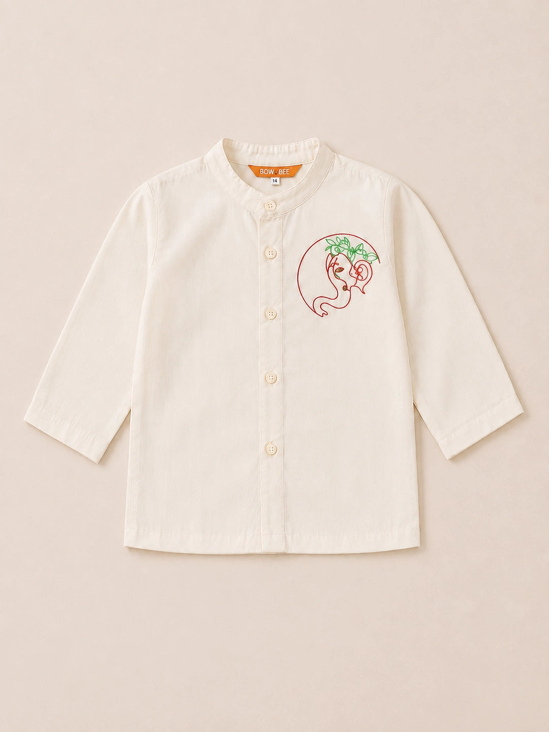 BownBee Pure Cotton Embroidered Kurta Pajama  Set For Boys
