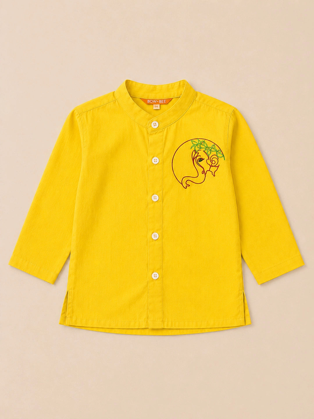 BownBee Pure Cotton Embroidered Kurta Pajama  Set For Boys