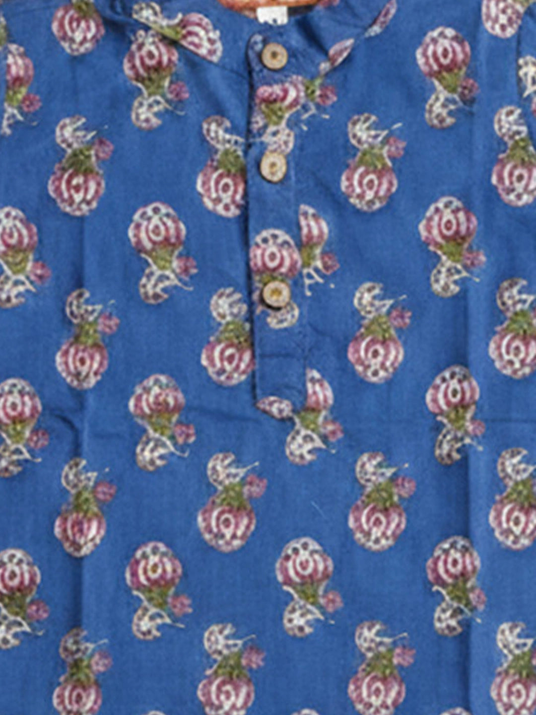 BownBee Pure Cotton Dhoti Kurta Set For Infant Boys - Maroon