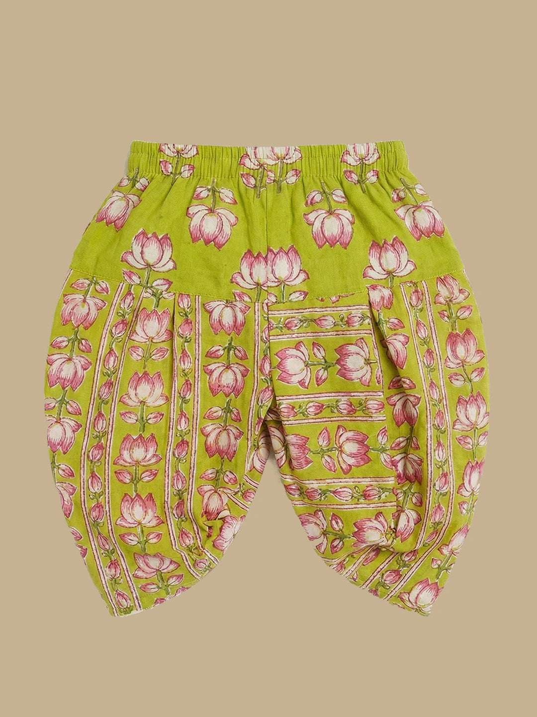 BownBee Pure Cotton Dhoti Kurta Set For Infant Boys - Maroon