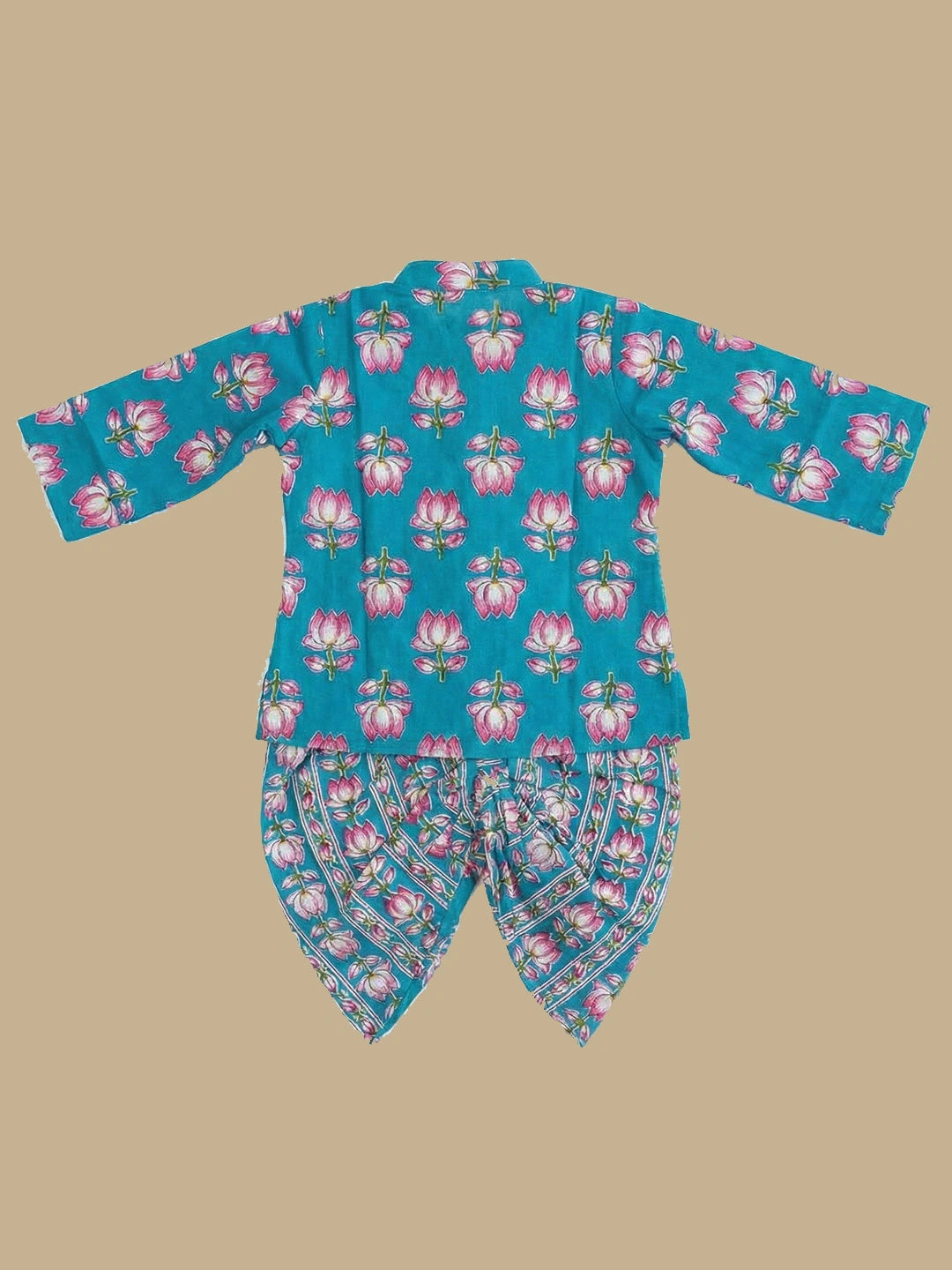 BownBee Pure Cotton Dhoti Kurta Set For Infant Boys