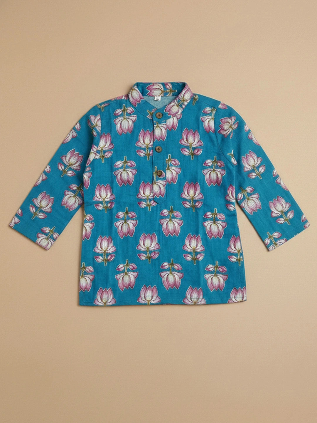 BownBee Pure Cotton Dhoti Kurta Set For Infant Boys - Maroon