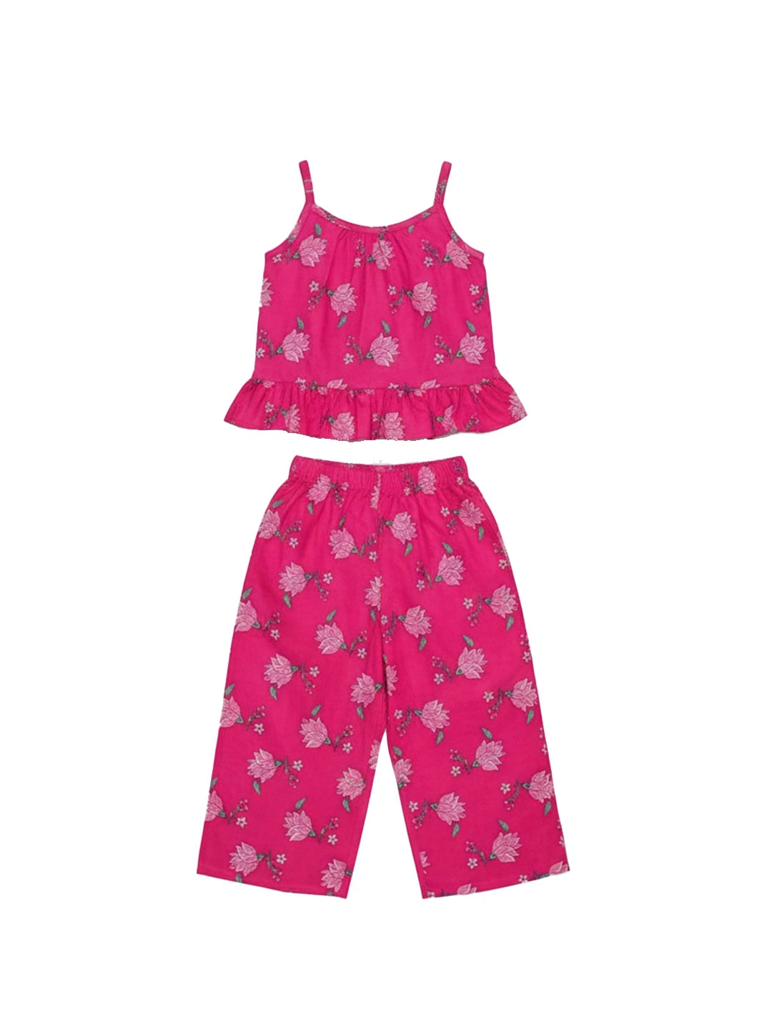 BownBee Pure Cotton Top With Palazzo Set For Infants