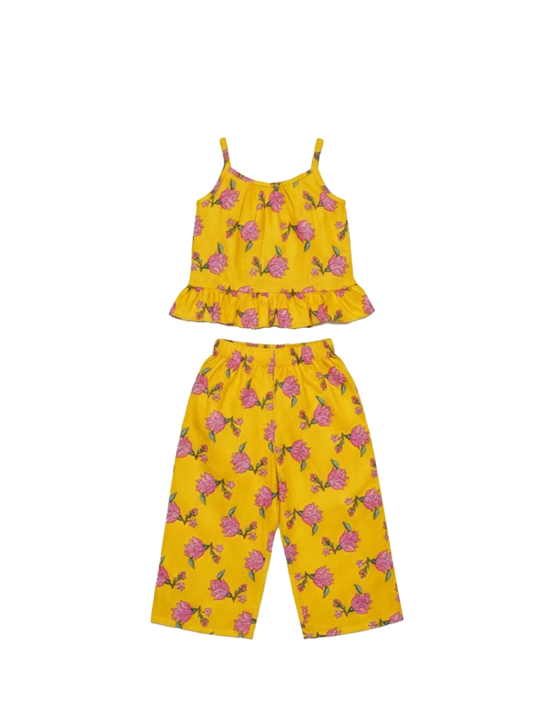 BownBee Pure Cotton Top With Palazzo Set For Infants