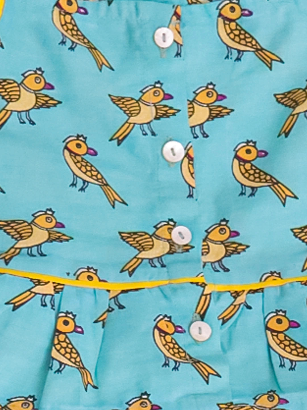 BownBee Pure Cotton Printed Top & Harrem With Hairband Set For Infant Girls