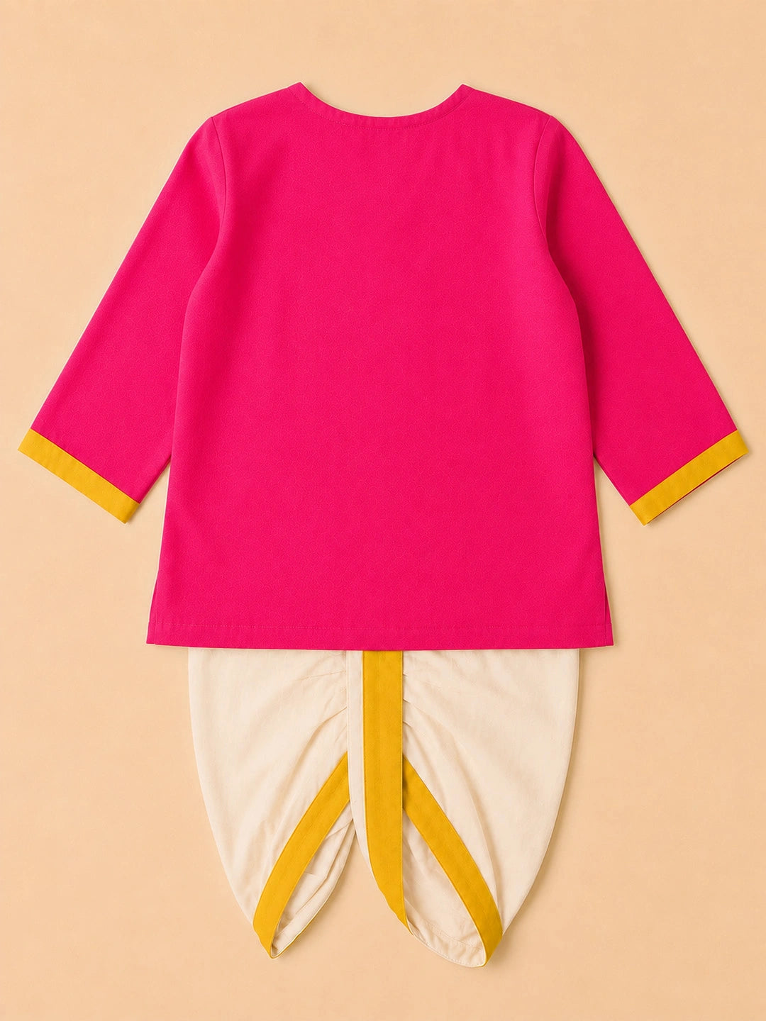 BownBee South Indian Full Sleeve Dhoti Kurta Set For Infant Boys