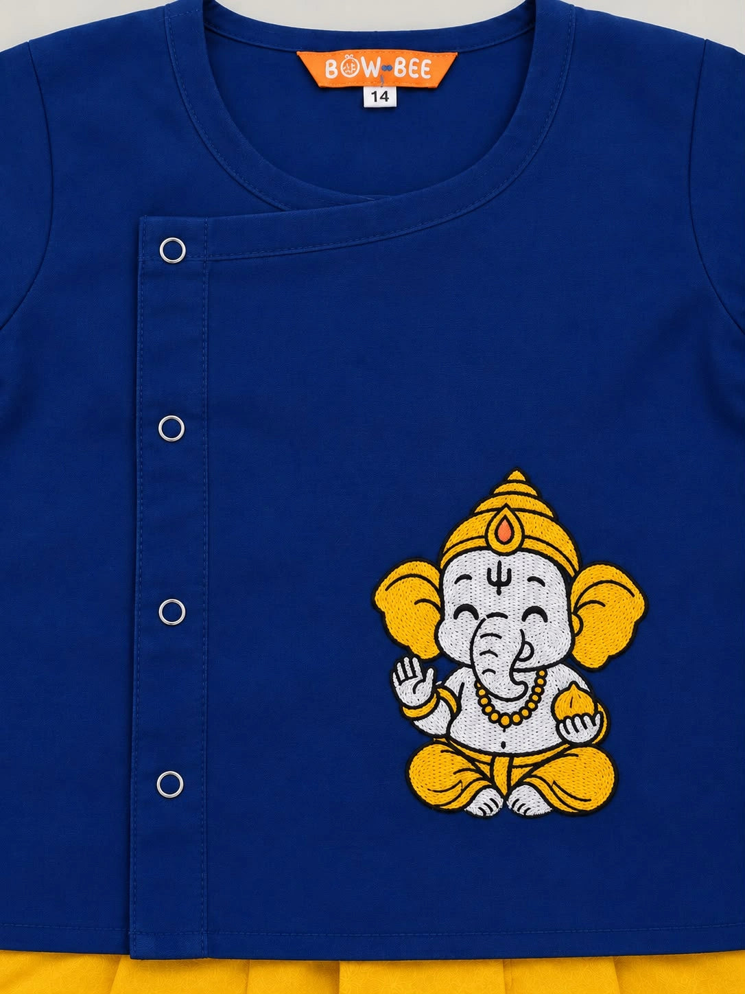 Bownbee Embroidered Kurta with Dhoti For Infant Boys