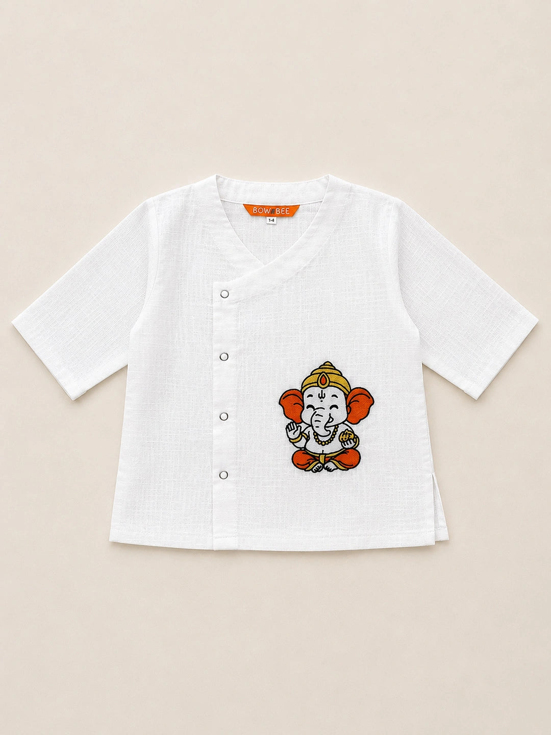 Bownbee Embroidered Kurta with Dhoti For Infant Boys