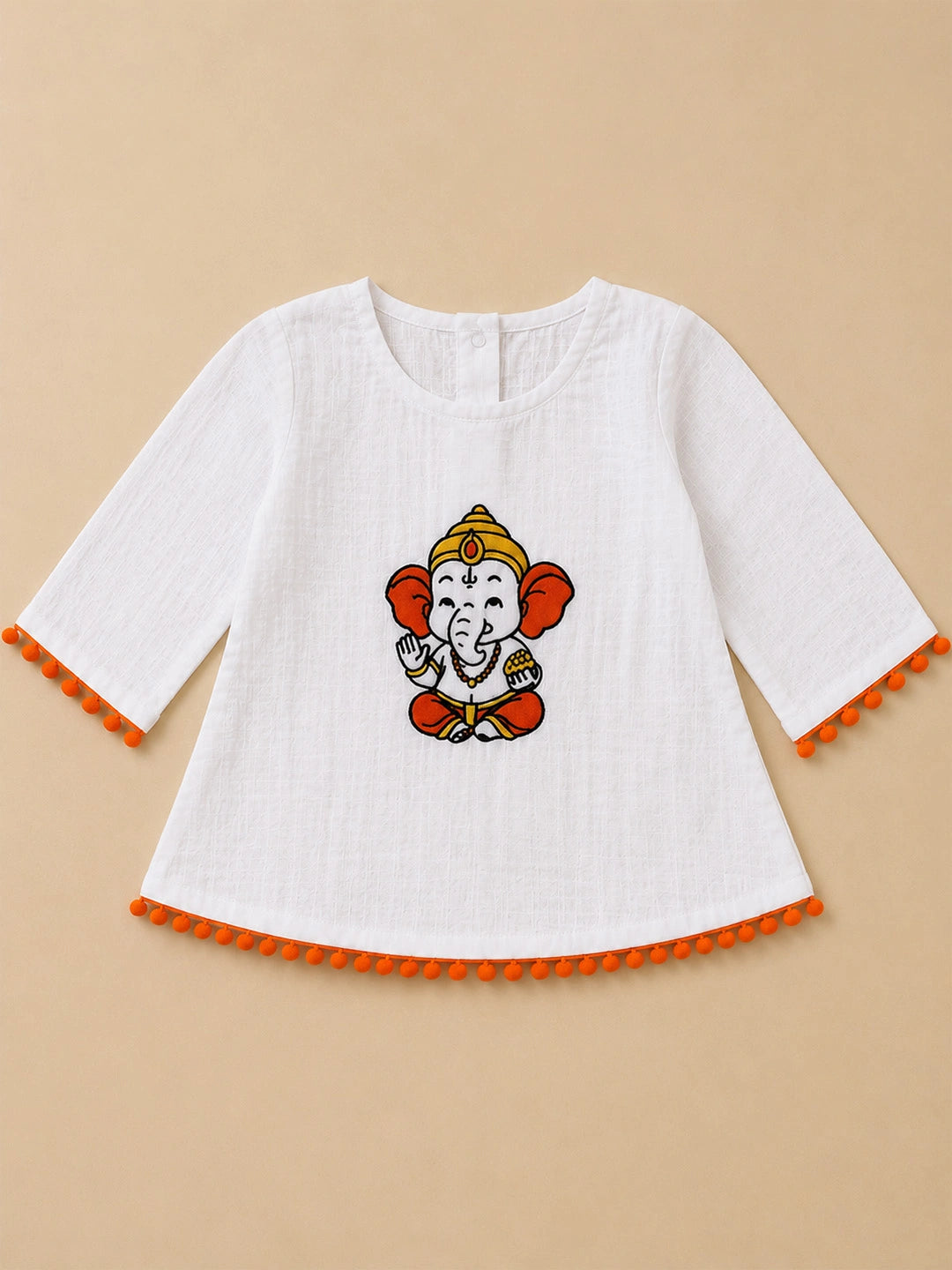 Bownbee Embroidered Kurti with Harem For Infant Girls