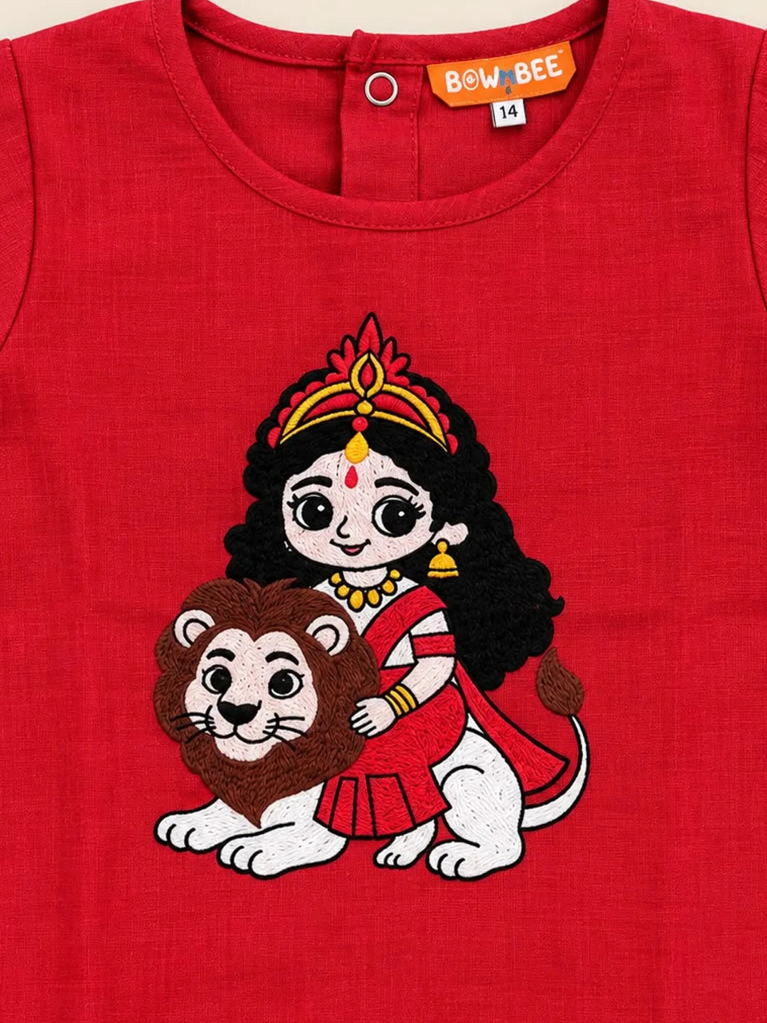 Bownbee Embroidered Kurti with Harem For Infant Girls
