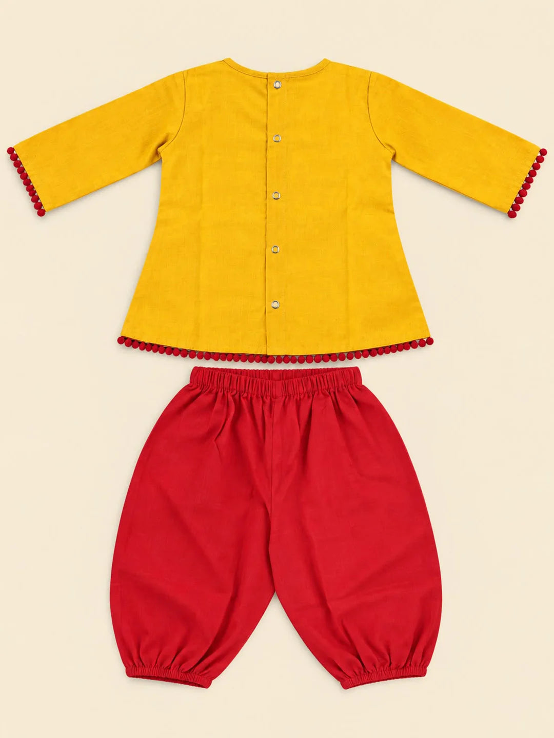 Bownbee Embroidered Kurti with Harem For Infant Girls