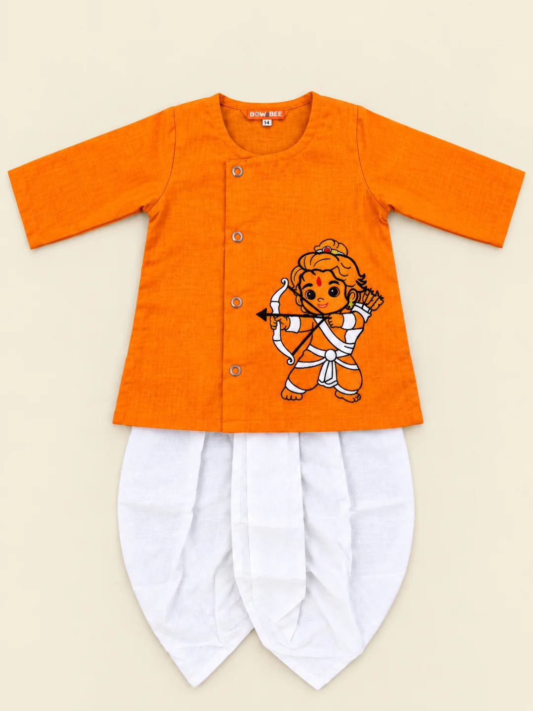 Bownbee Embroidered Kurta with Dhoti For Infant Boys